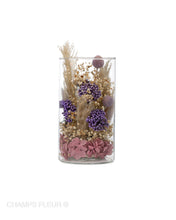 Purple Flowers Garden in a Vase
